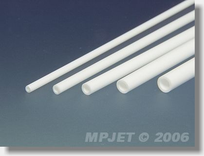 PS round tubing 2,4/1,2 mm, length 330 mm