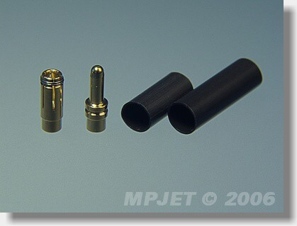 Konektory MP JET gold pr.3,5 pro drát 2,5 mm2 - pár