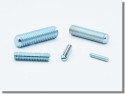 Slotted set screw with flat point